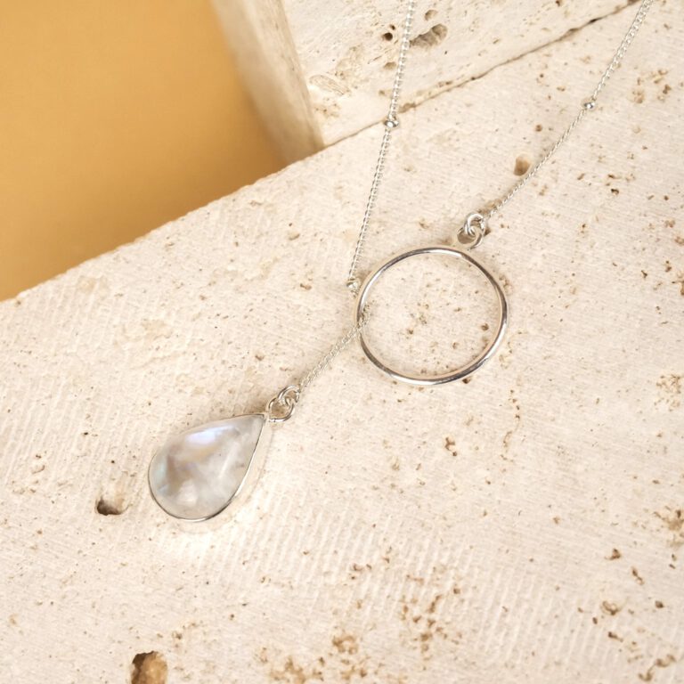 Camna - Halskette aus Silber mit Mondstein - Image 3