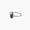 Candasa - Ring aus Silber mit Malachit