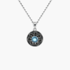 Lepang - Halskette aus Silber mit blauem Topaz